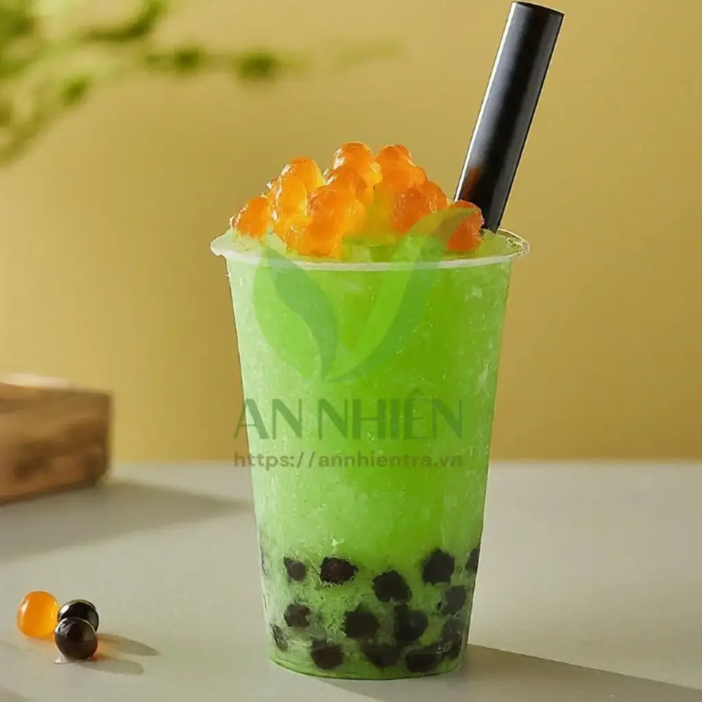 Set Trà xanh dưa lưới trân châu xoài(Set tự pha tại nhà)