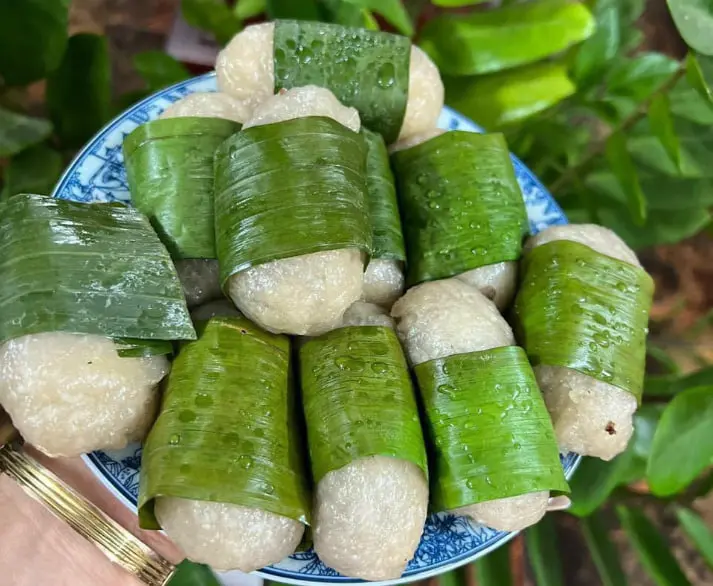 Bánh sắn đậu xanh ngọt
