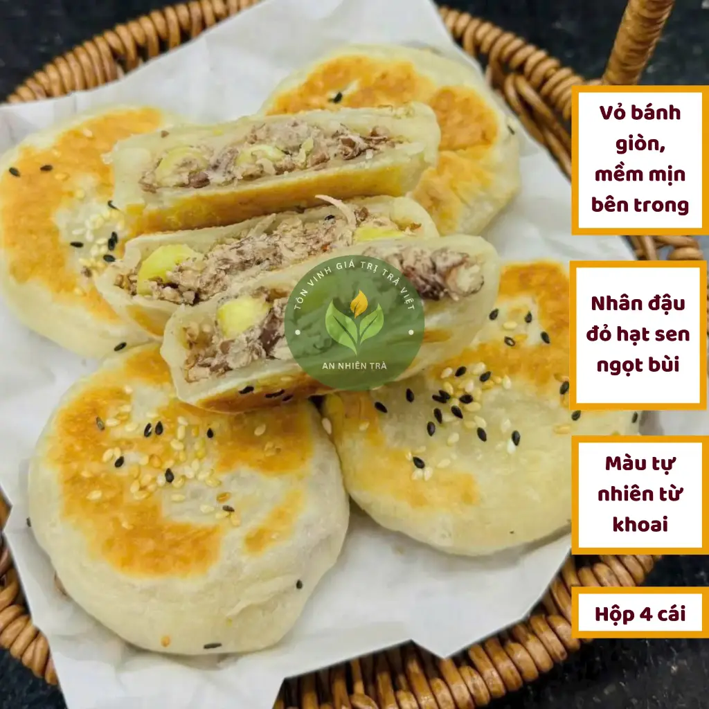 Bánh đậu đỏ hạt sen