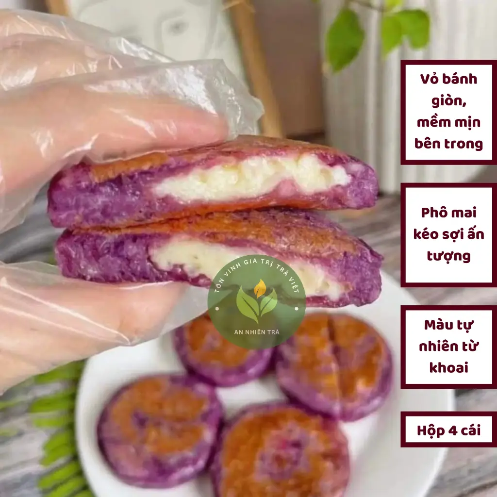 Bánh Khoai lang tím cốt dừa
