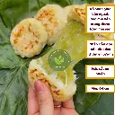 Bánh sắn nhân cốm non xào dừa