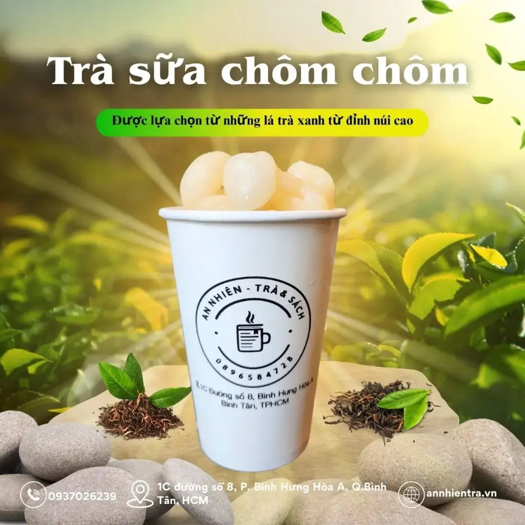 Hồng trà sữa chôm chôm