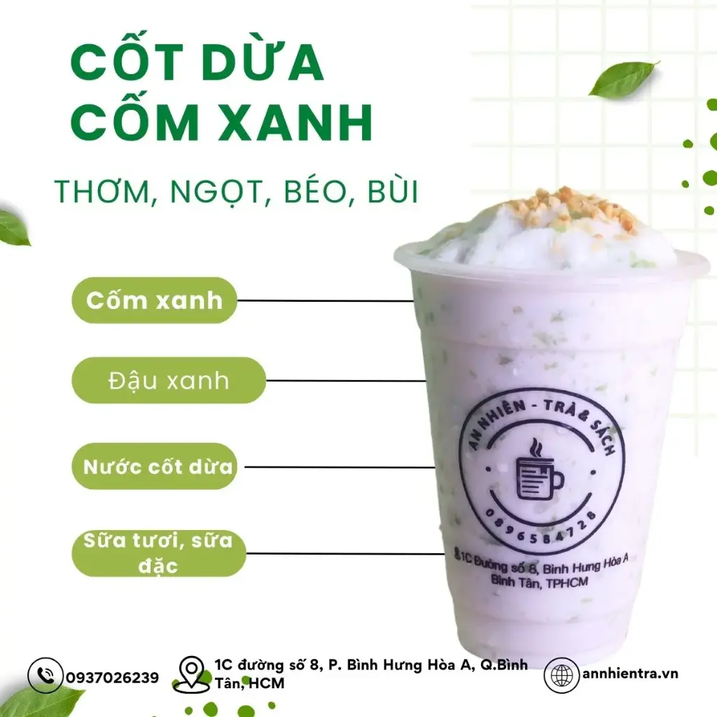 Cốt Dừa Cốm Xanh