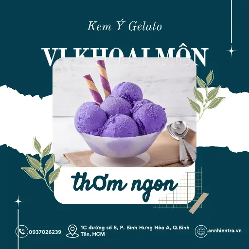 Kem khoai môn
