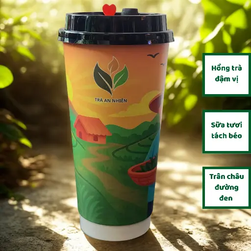 Hồng trà sữa trân châu đường đen