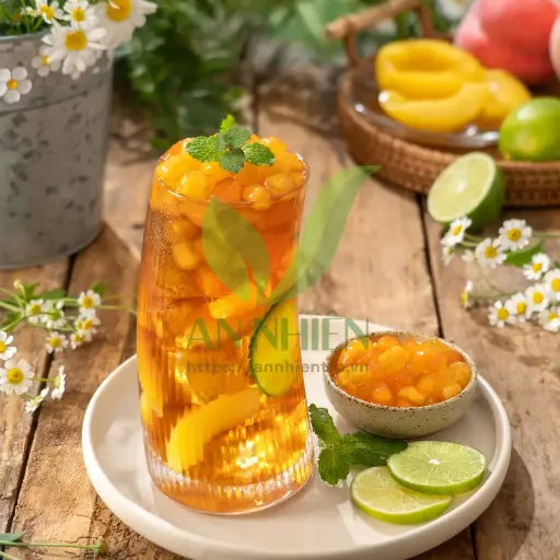 Set Trà đào nhiệt đới(Set tự pha tại nhà)