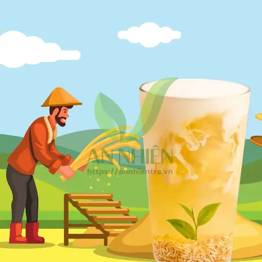 Set Trà sữa Oolong gạo rang(Set tự pha tại nhà)