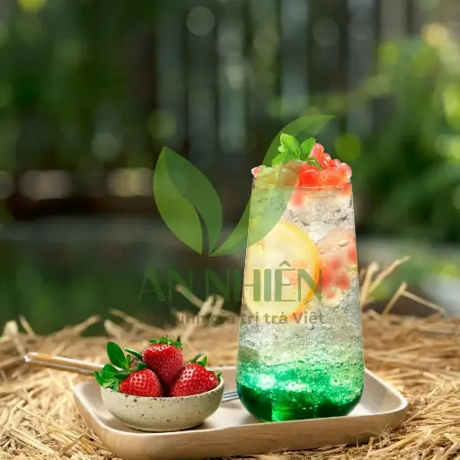 Set Soda bạc hà trân châu( tự pha tại nhà) 