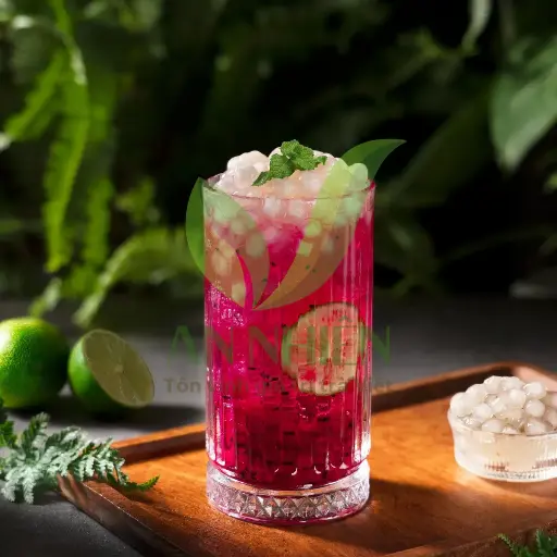 Set Soda thanh long(tự pha tại nhà)