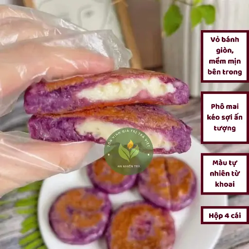 Bánh Khoai lang tím cốt dừa