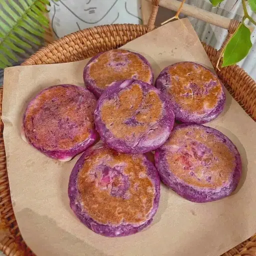 Khoai lang tím phô mai