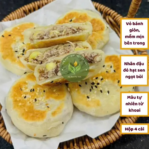Bánh đậu đỏ hạt sen