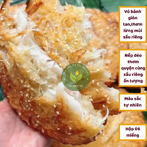 Bánh sắn nếp nướng sầu riêng