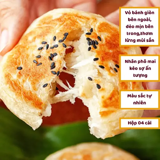 Bánh sắn nước cốt dừa nhân phô mai