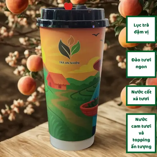 Trà Đào Cam Xả