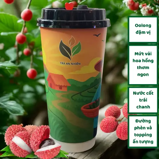 Trà Vải Hoa Hồng