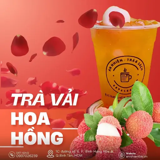 Trà Vải Hoa Hồng