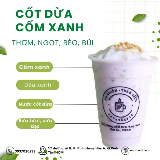 Cốt Dừa Cốm Xanh